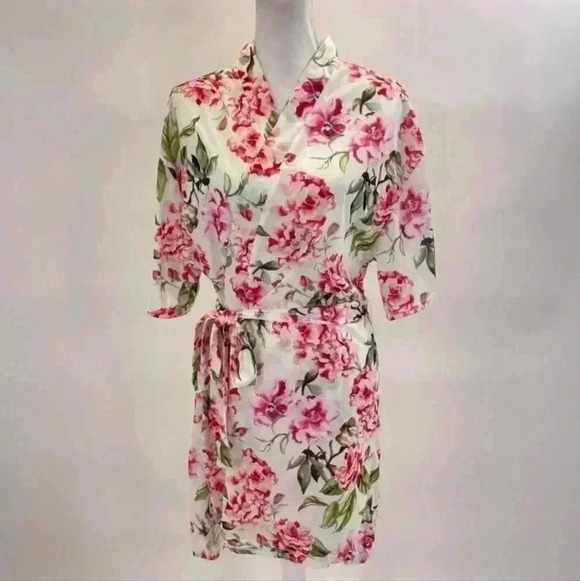 Show Me Your MUMU Floral Robe O/S - Picture 4 of 7